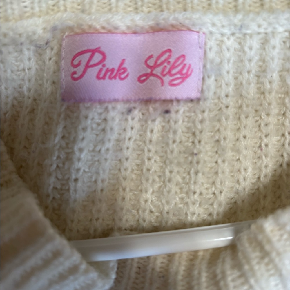 Pink Lily Sweater - Picture 4 of 4